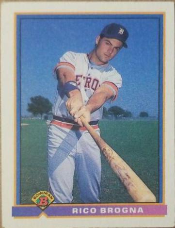 Rico Brogna #134 Baseball Cards 1991 Bowman