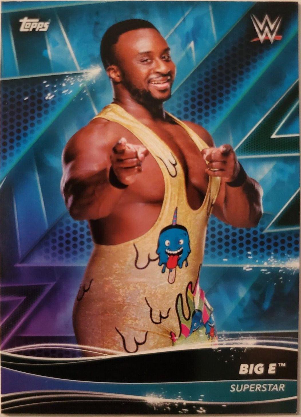 Big E #14 Wrestling Cards 2021 Topps WWE Superstars