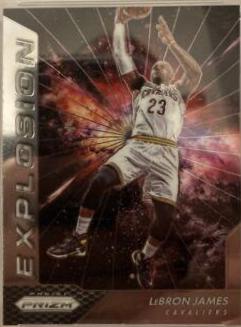 LeBron James #1 Basketball Cards 2016 Panini Prizm Explosion