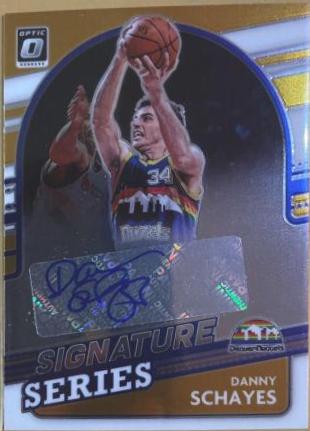 Danny Schayes #SS-DSH 2021 Panini Donruss Optic Signature Series Basketball