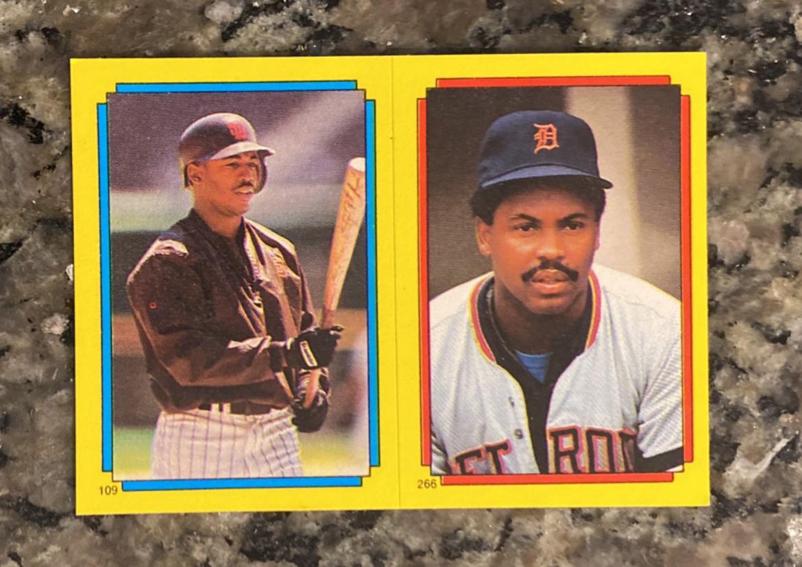 Stan Jefferson, Bill Madlock, Jack Clark #109, 266, 1 Baseball Cards 1988 Topps Stickercard