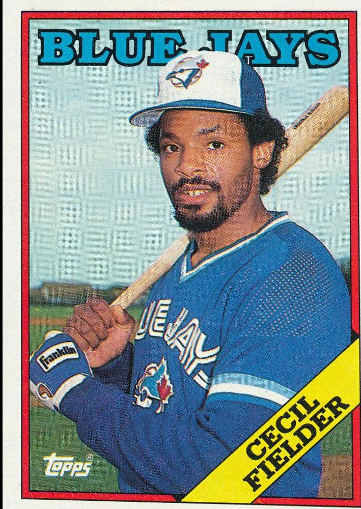 Cecil Fielder #618 Baseball Cards 1988 Topps