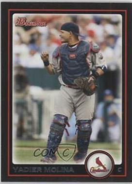 Yadier Molina #78 Baseball Cards 2010 Bowman
