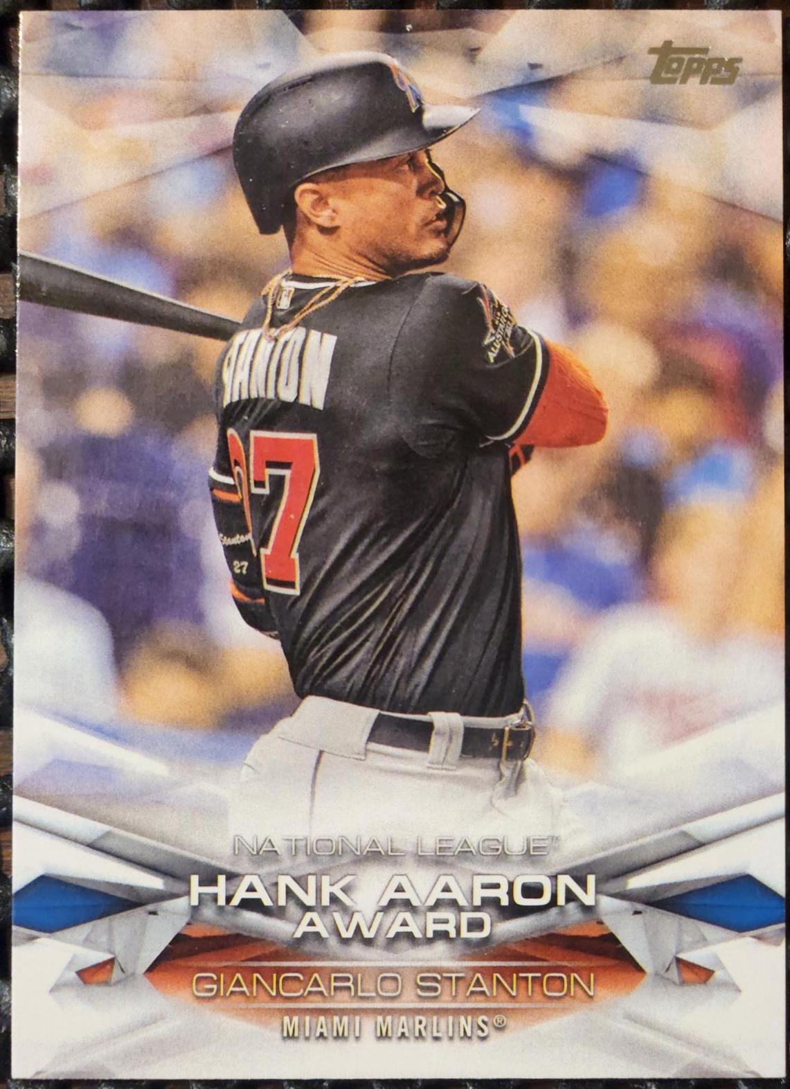 Giancarlo Stanton #MLBA-2 2018 Topps MLB Awards
