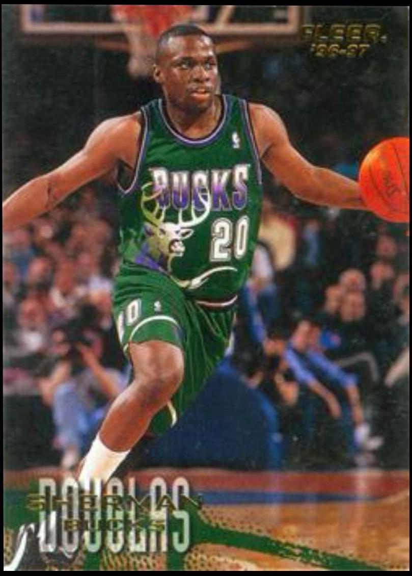 Sherman Douglas Basketball Cards 1996 Fleer