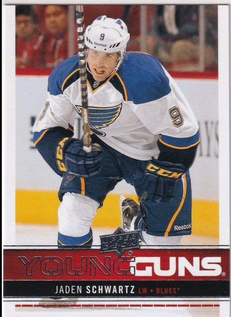 Jaden Schwartz #245 Hockey Cards 2012 Upper Deck