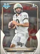 Sam Hartman #51 Football Cards 2022 Bowman Chrome University