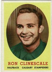 Ron Clinkscale #61 Football Cards 1958 Topps CFL Prices