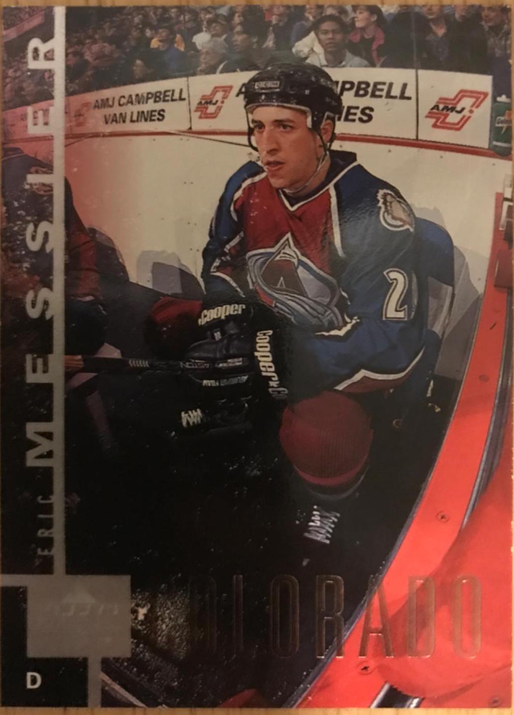 Eric Messier #45 Hockey Cards 1997 Upper Deck