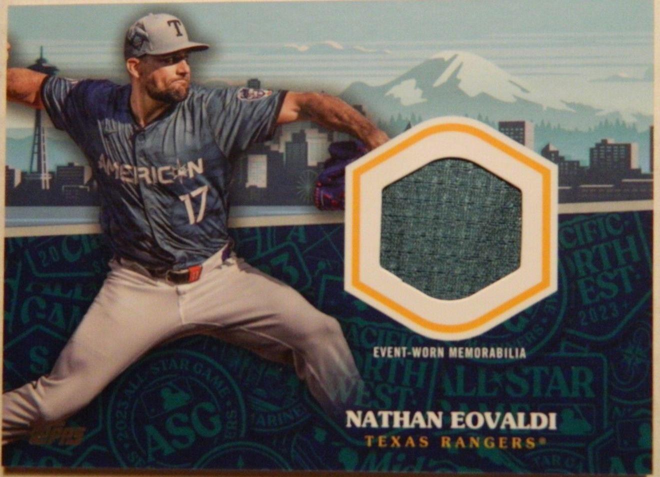 Nathan Eovaldi #ASR-NE Baseball Cards 2023 Topps Update All Star Stitches