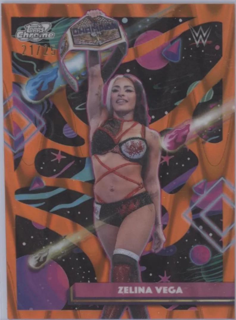Zelina Vega [Orange Galactic Refractor] #110 Prices | 2026 Topps