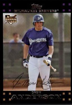 Drew Anderson #283 Baseball Cards 2007 Topps