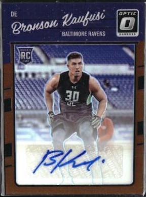 Bronson Kaufusi #106 Football Cards 2016 Panini Donruss Optic