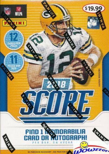 Blaster Box Football Cards 2018 Score
