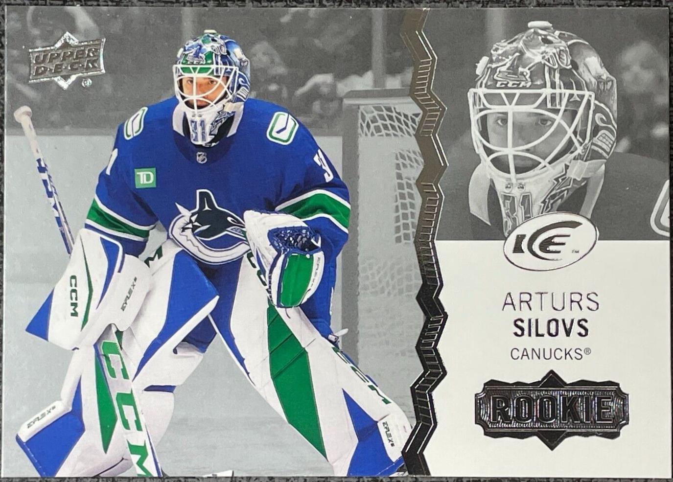 Arturs Silovs #140 Hockey Cards 2023 Upper Deck Ice Hockey