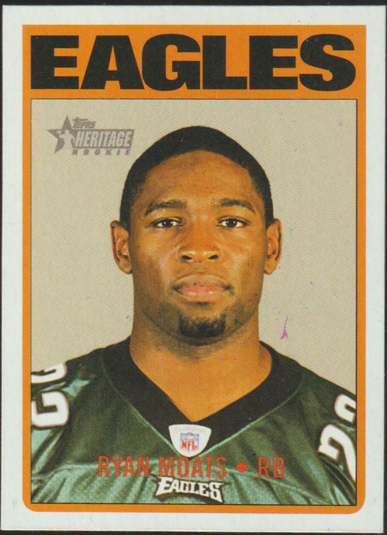 Ryan Moats #58 Football Cards 2005 Topps Heritage