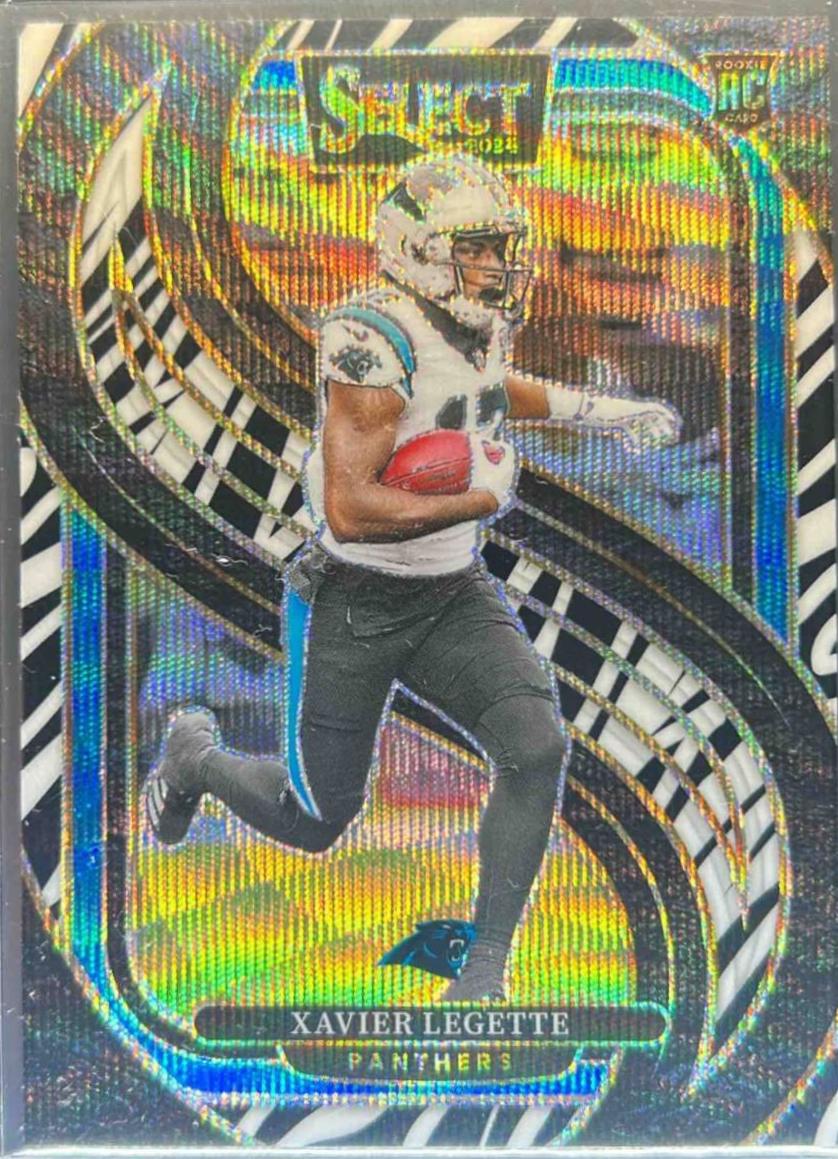 Xavier Legette [Zebra Prizm] #101 Prices | 2024 Panini Select