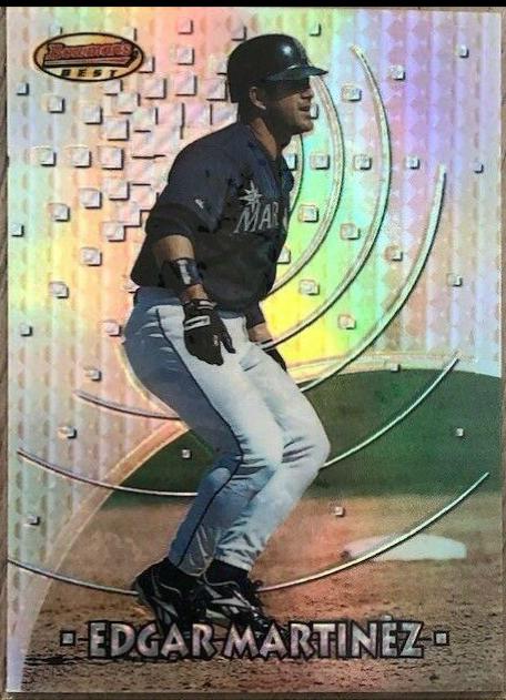 Edgar Martinez #10 Baseball Cards 1997 Bowman's Best