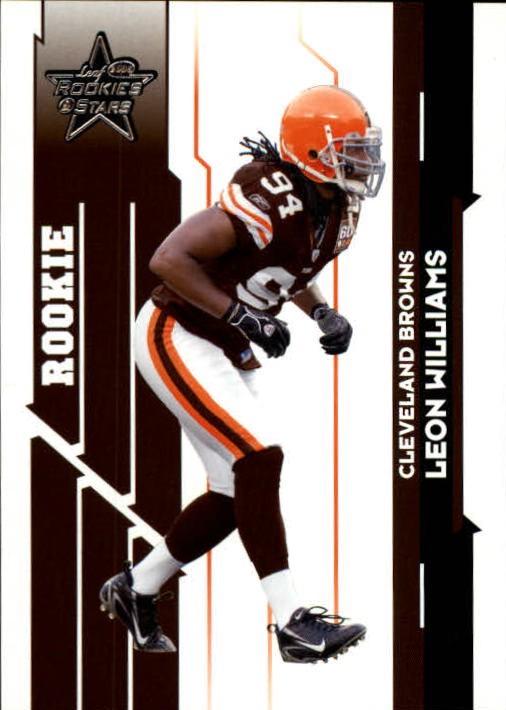 Leon Williams #141 2006 Leaf Rookies & Stars Football