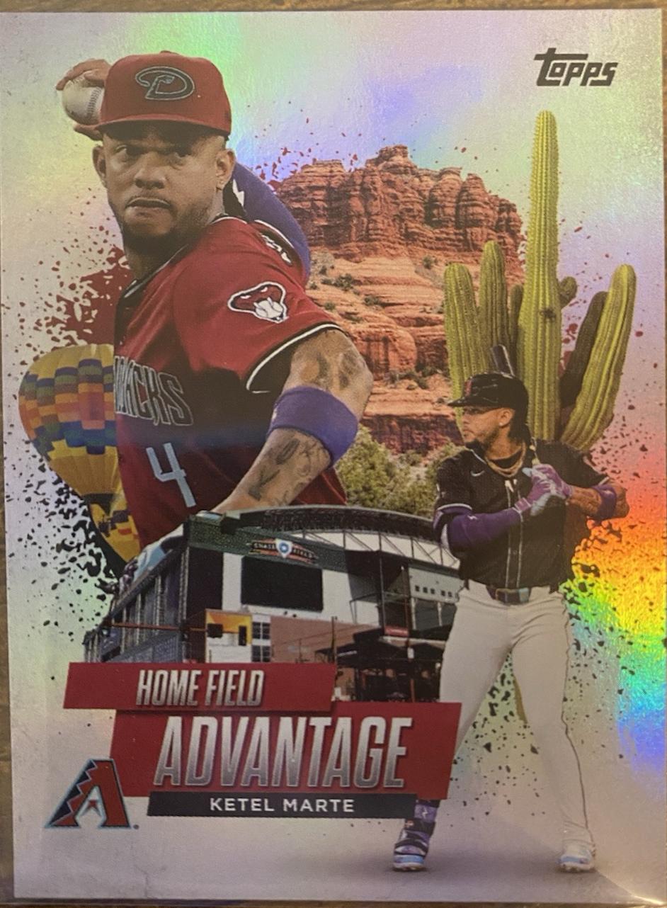 Ketel Marte #HA-20 Baseball Cards 2025 Topps Home Field Advantage