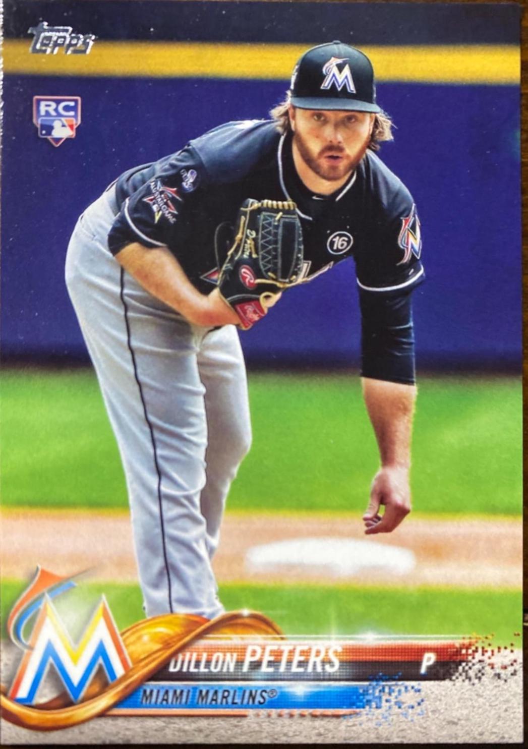 Dillon Peters #224 Baseball Cards 2018 Topps