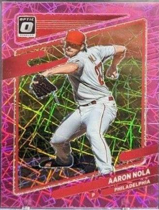 Aaron Nola #129 2021 Panini Donruss Optic Baseball