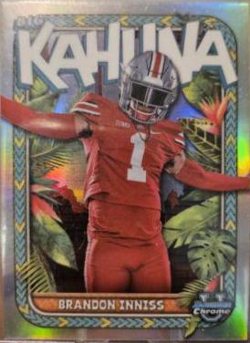 Brandon Inniss #TBK-23 Football Cards 2023 Bowman Chrome University The Big Kahuna