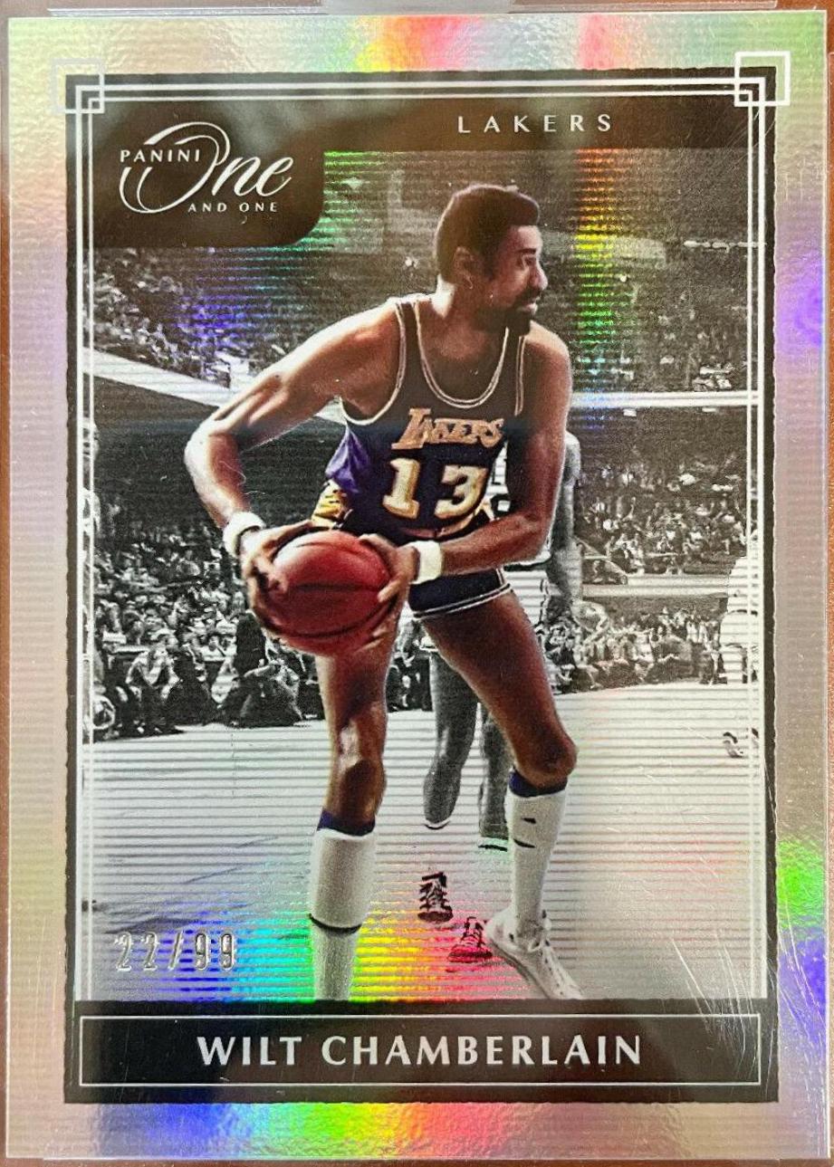 Wilt Chamberlain #159 Basketball Cards 2019 Panini One and One