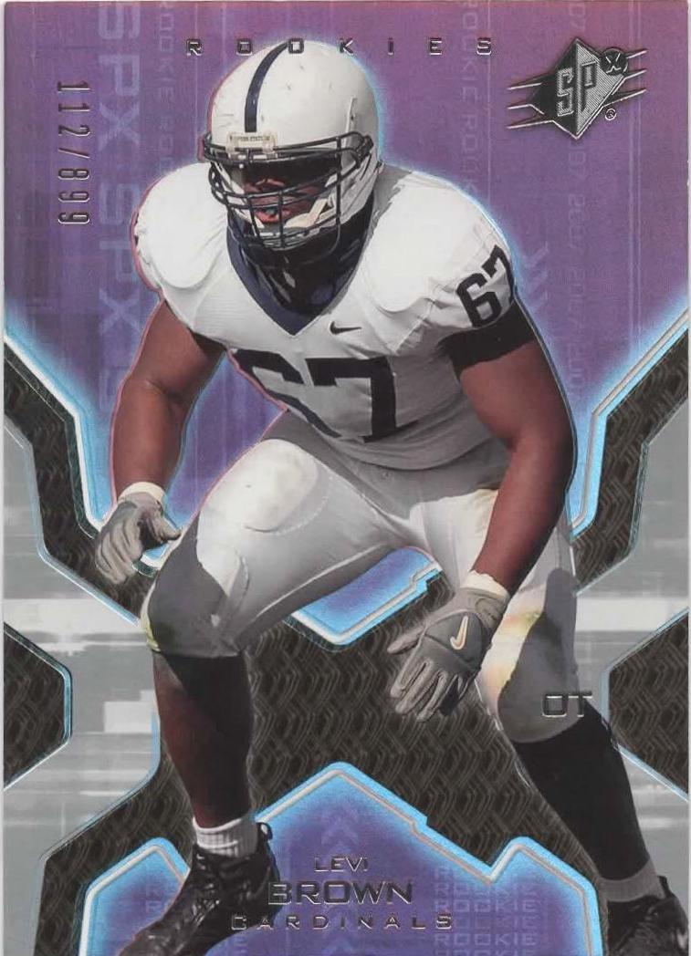 Levi Brown #101 2007 Spx Football