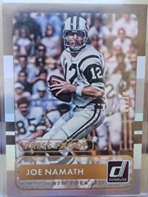 Joe Namath [Press Proof Gold] #172