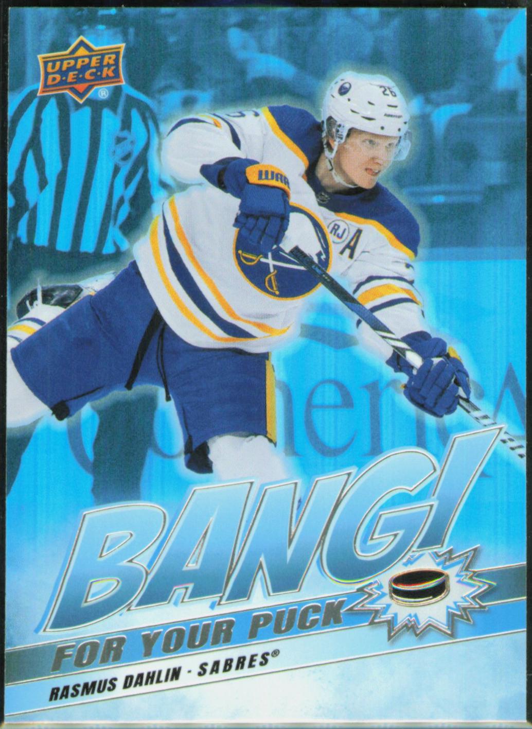 Rasmus Dahlin #BP-7 Hockey Cards 2024 Upper Deck Bang For Your Puck