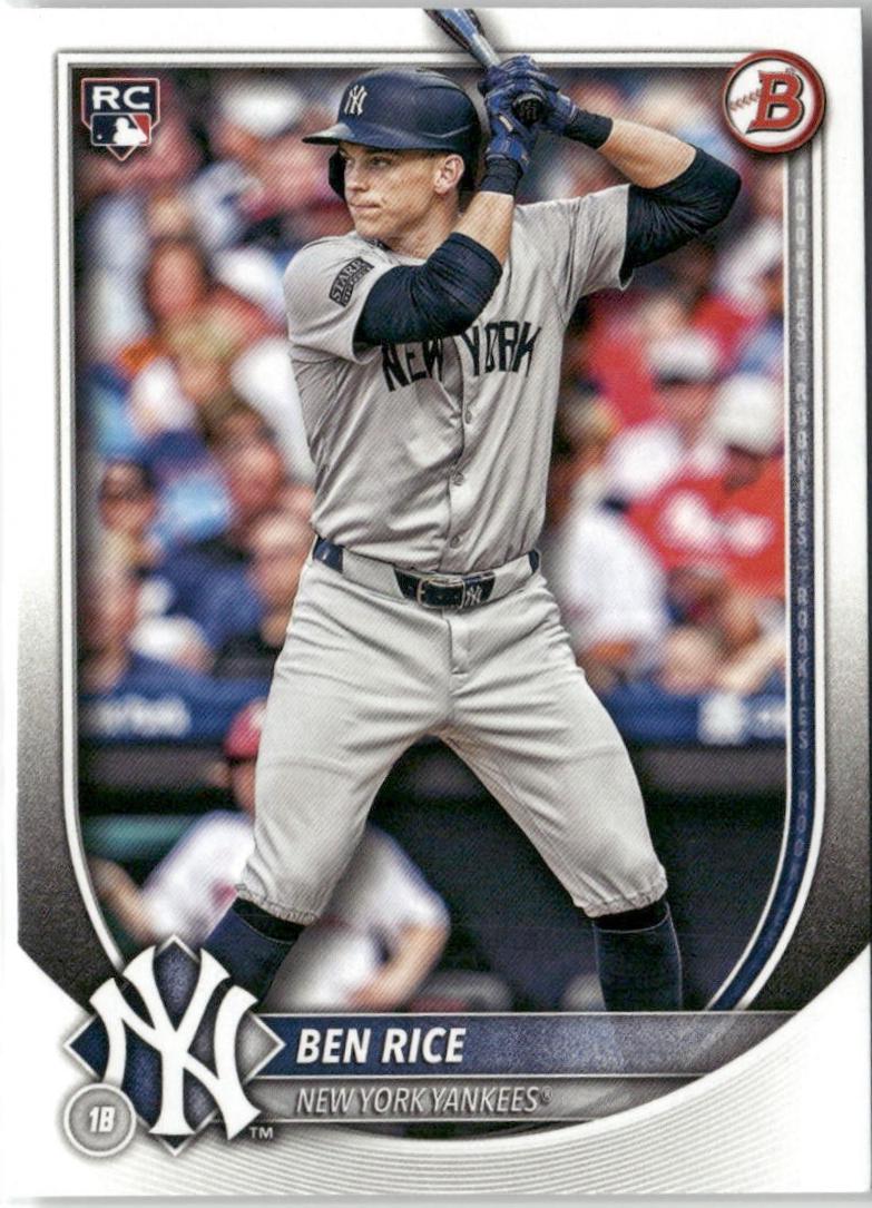 Ben Rice #85 Baseball Cards 2025 Bowman