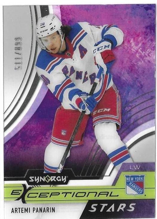 Artemi Panarin #ES-AP Hockey Cards 2021 Upper Deck Synergy Exceptional Stars