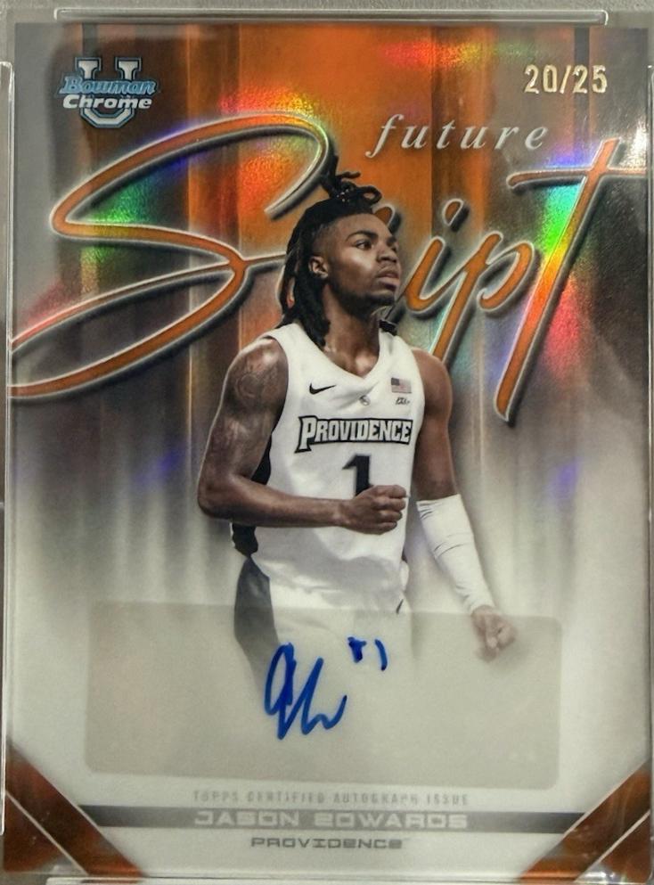 Jason Edwards #FS-JE 2025-26 Bowman Basketball Future Script