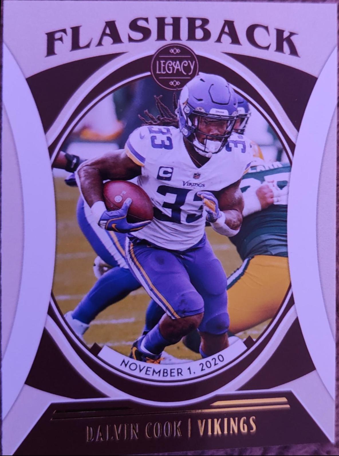 Dalvin Cook #FB-3 Football Cards 2021 Panini Legacy Flashback