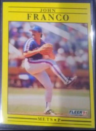 John Franco #147 Baseball Cards 1991 Fleer