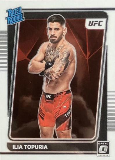 Ilia Topuria #110 Ufc Cards 2022 Panini Donruss Optic UFC
