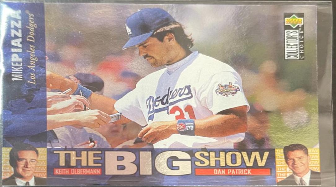 Mike Piazza #28/45 Baseball Cards 1997 Collector's Choice the Big Show