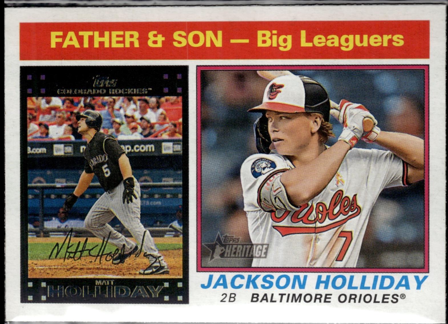 Jackson Holliday #66 Baseball Cards 2025 Topps Heritage