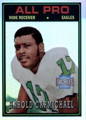 Harold Carmichael #31 Football Cards 2001 Topps Archives Reserve