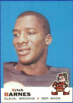 Erich Barnes #4 Football Cards 1969 Topps