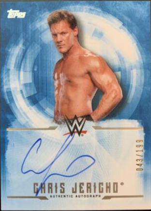 Chris Jericho #UA-CJ Wrestling Cards 2017 Topps WWE Undisputed Autographs