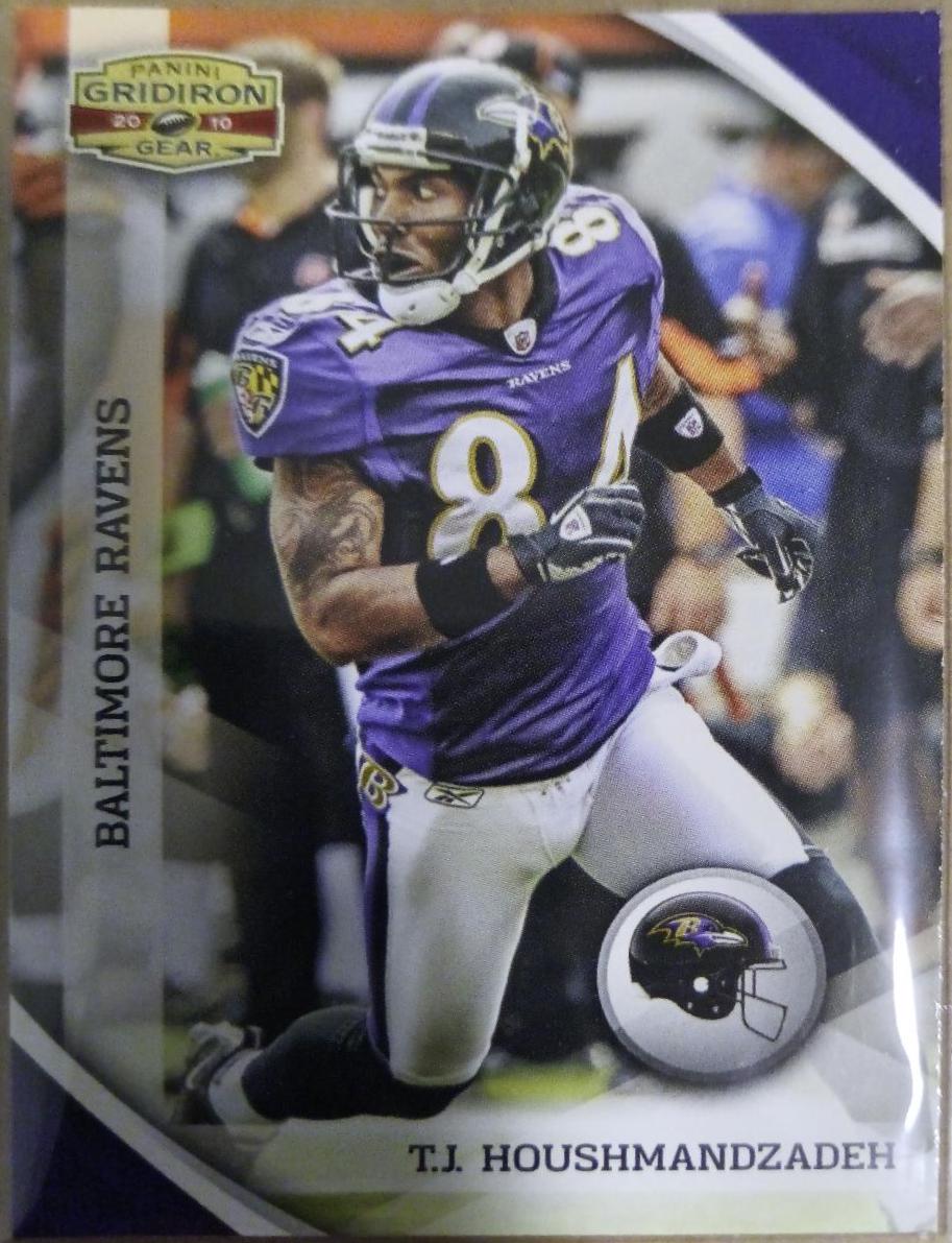 T.J. Houshmanzadeh #13 Football Cards 2010 Panini Gridiron Gear