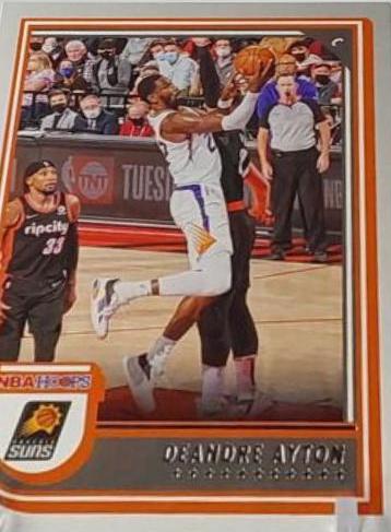 Deandre Ayton #166 Basketball Cards 2022 Panini Hoops
