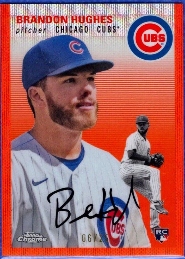 Brandon Hughes [Orange Wave Refractor] #77