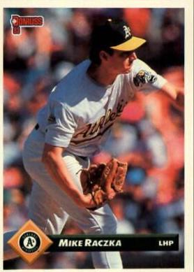Mike Raczka #183 Baseball Cards 1993 Donruss