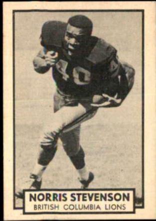 Norris Stevenson #17 1962 Topps Cfl Football