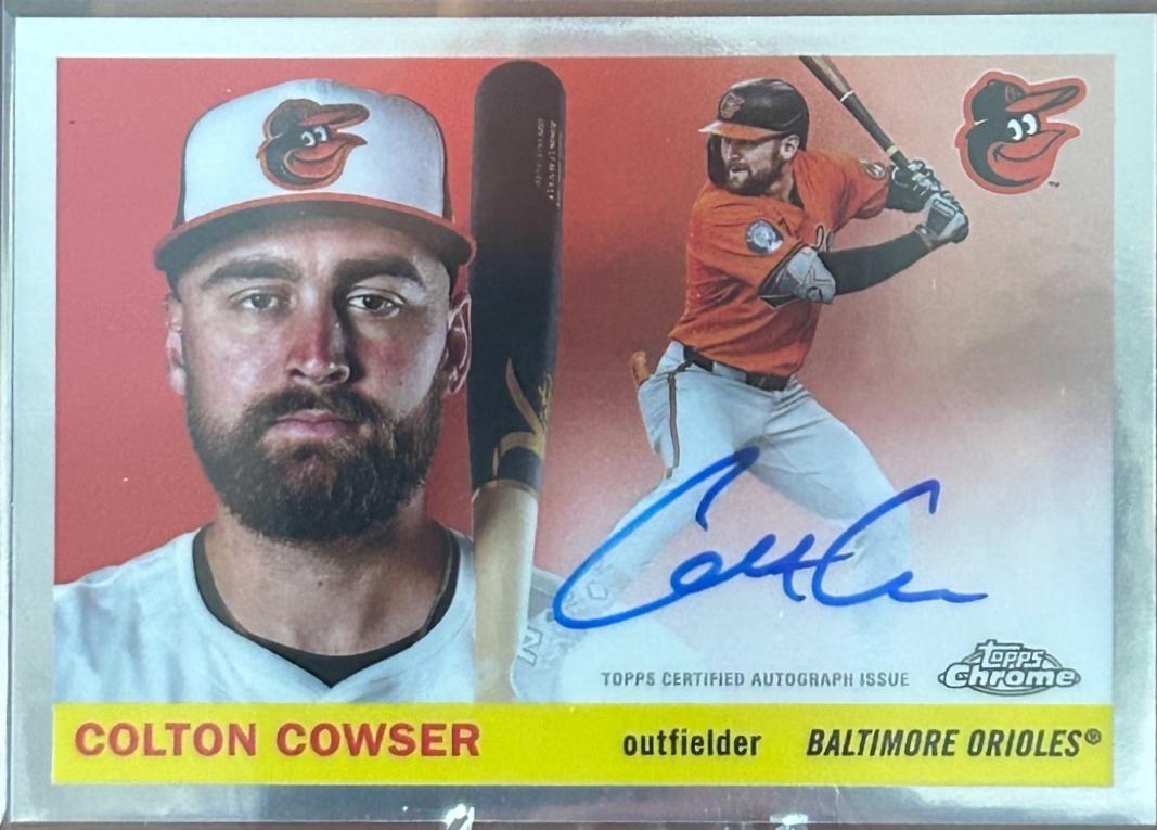 Colton Cowser #CPA-CCO 2025 Topps Chrome Platinum Autograph Baseball
