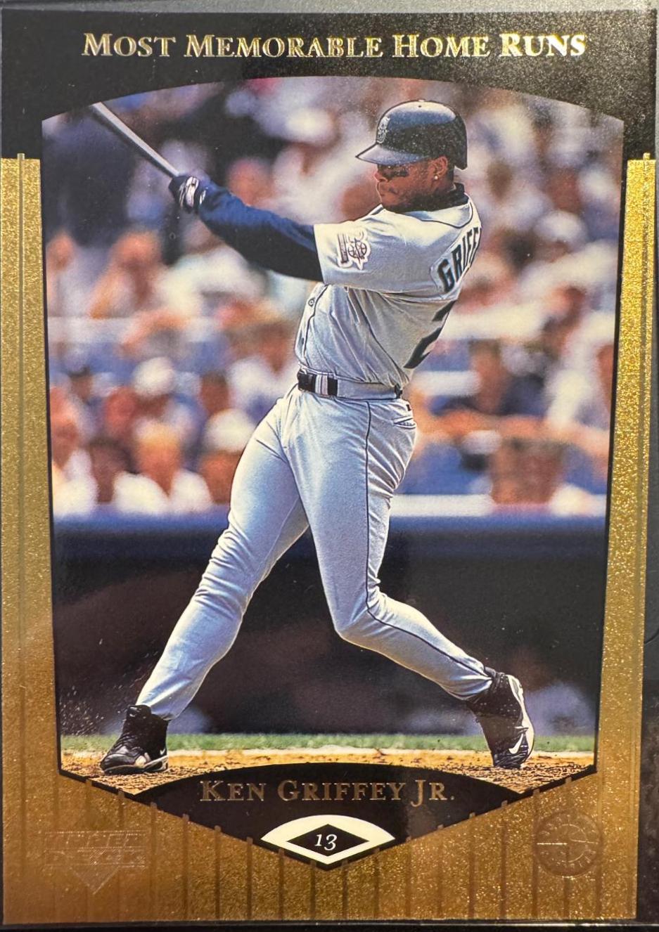 Ken Griffey Jr #8 Baseball Cards 1998 Upper Deck Griffey's Most Memorable Homerun