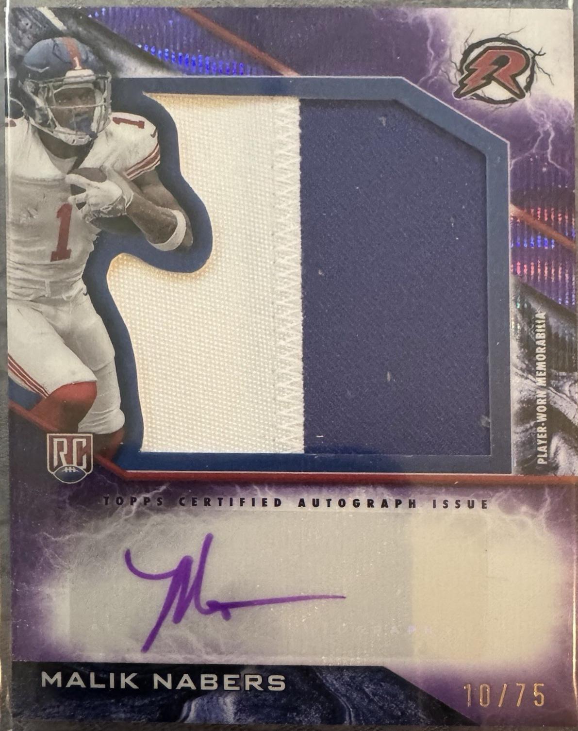 Malik Nabers [Purple Surge] #RPA-MN
